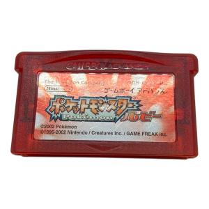 任天堂　ニンテンドー　ポケットモンスタールビー ゲームボーイアドバンス用ソフト