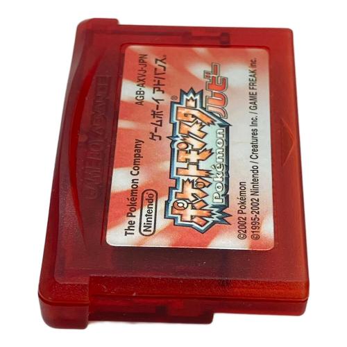 任天堂　ニンテンドー　ポケットモンスタールビー ゲームボーイアドバンス用ソフト
