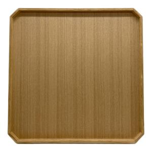 松屋漆器店　白木塗　隅切盆　