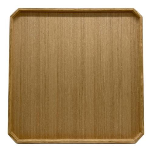 松屋漆器店　白木塗　隅切盆　