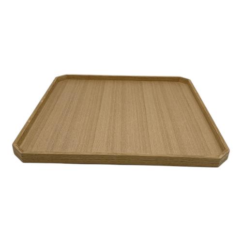 松屋漆器店　白木塗　隅切盆　