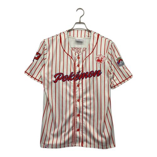 ポケットモンスター アナハイム限定 ベースボールシャツ メンズ SIZE M オレンジ