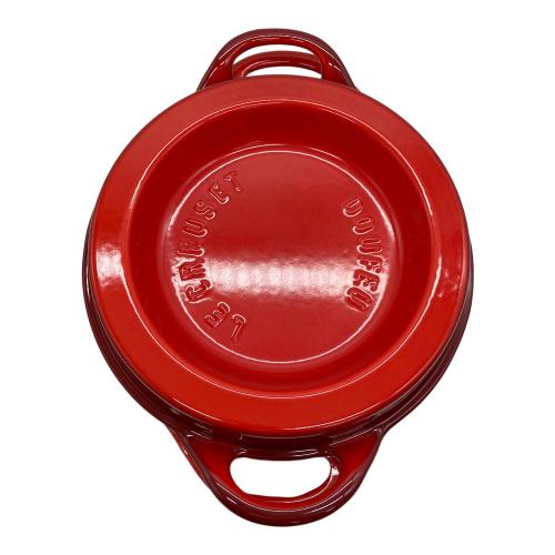 LE CREUSET (ルクルーゼ) デュッフ鍋 レッド クーザンス