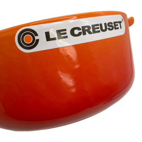LE CREUSET (ルクルーゼ) 鍋 2501-20 SIZE 20cm オレンジ ココット・ロンド