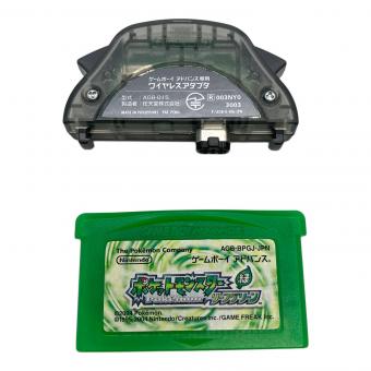任天堂　ニンテンドー　ポケットモンスター　リーフグリーン (ワイヤレスアダプタ同梱) ゲームボーイアドバンス用ソフト CERO A (全年齢対象)