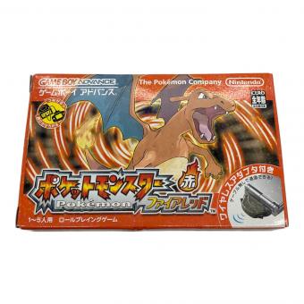 Ｎintendo　ニンテンドー　ファイアレッド (ワイヤレスアダプタ同梱) ゲームボーイアドバンス用ソフト CERO A (全年齢対象)