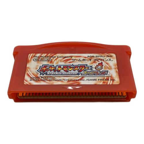 Ｎintendo　ニンテンドー　ファイアレッド (ワイヤレスアダプタ同梱) ゲームボーイアドバンス用ソフト CERO A (全年齢対象)