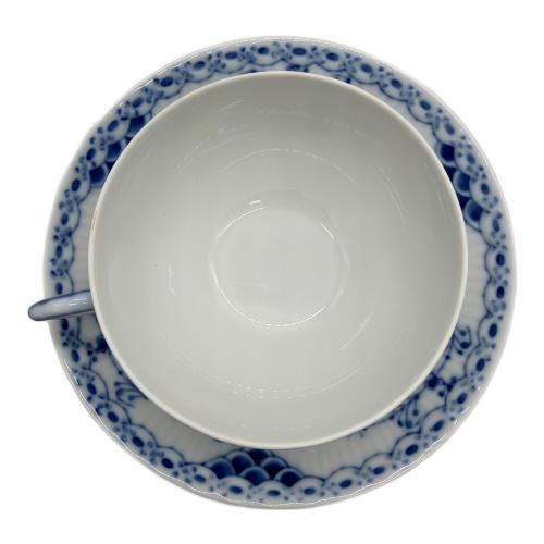 ROYAL COPENHAGEN (ロイヤル・コペンハーゲン) カップ&ソーサー 081 ブルーフルーテッド・ハーフレース