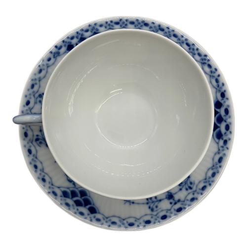 ROYAL COPENHAGEN (ロイヤル・コペンハーゲン) カップ&ソーサー 081 ブルーフルーテッド・ハーフレース
