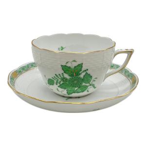 Herend (ヘレンド) カップ&ソーサー アポニーグリーン