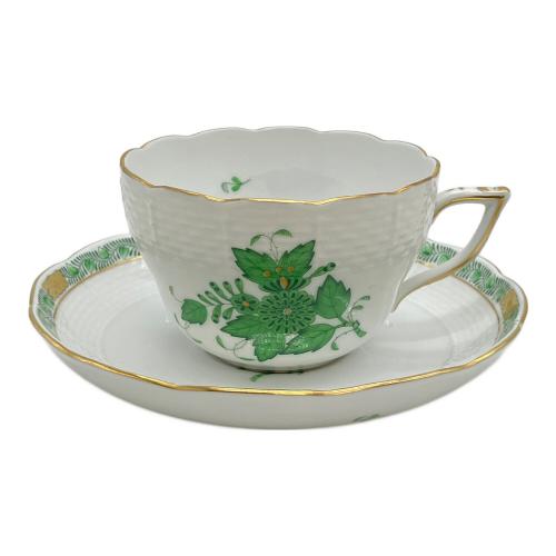 Herend (ヘレンド) カップ&ソーサー アポニーグリーン