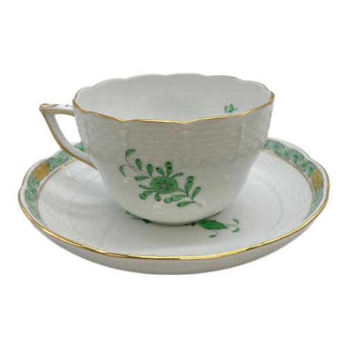 Herend (ヘレンド) カップ&ソーサー アポニーグリーン