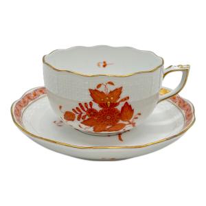 Herend (ヘレンド) ティカップ&ソーサー アポニーオレンジ