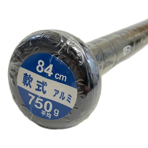 ZETT (ゼット) 軟式バット BAT32584 軟式アルミ ブラック