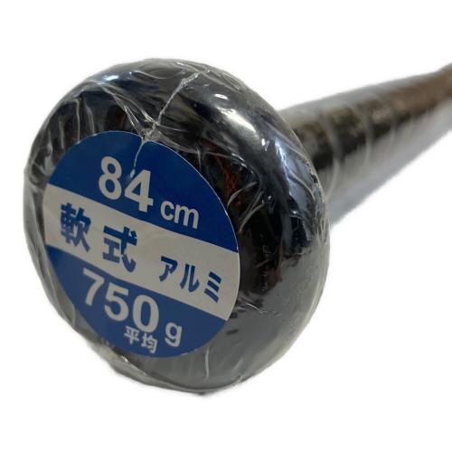 ZETT (ゼット) 軟式バット BAT32584 軟式アルミ. ブラック