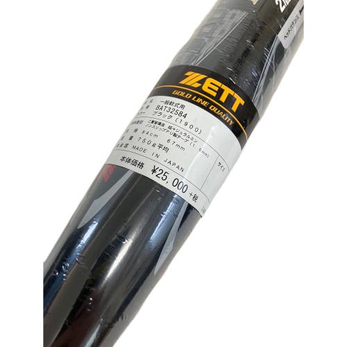 ZETT (ゼット) 軟式バット BAT32584 軟式アルミ. ブラック