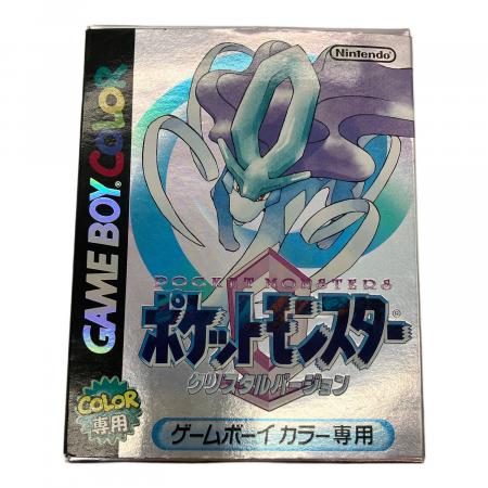 ポケットモンスター クリスタルバージョン ゲームボーイカラー用ソフト