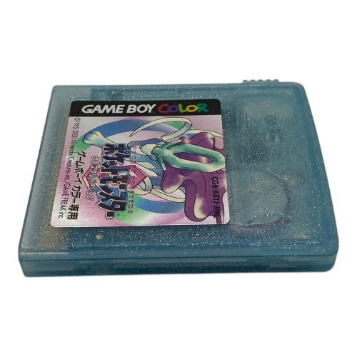 ポケットモンスター クリスタルバージョン ゲームボーイカラー用ソフト -