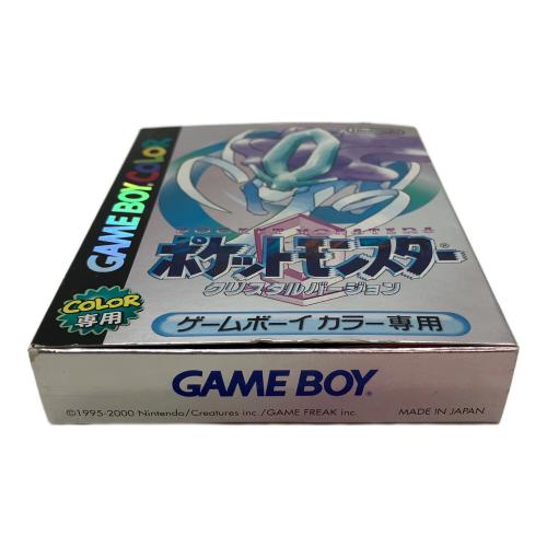 ポケットモンスター クリスタルバージョン ゲームボーイカラー用ソフト -