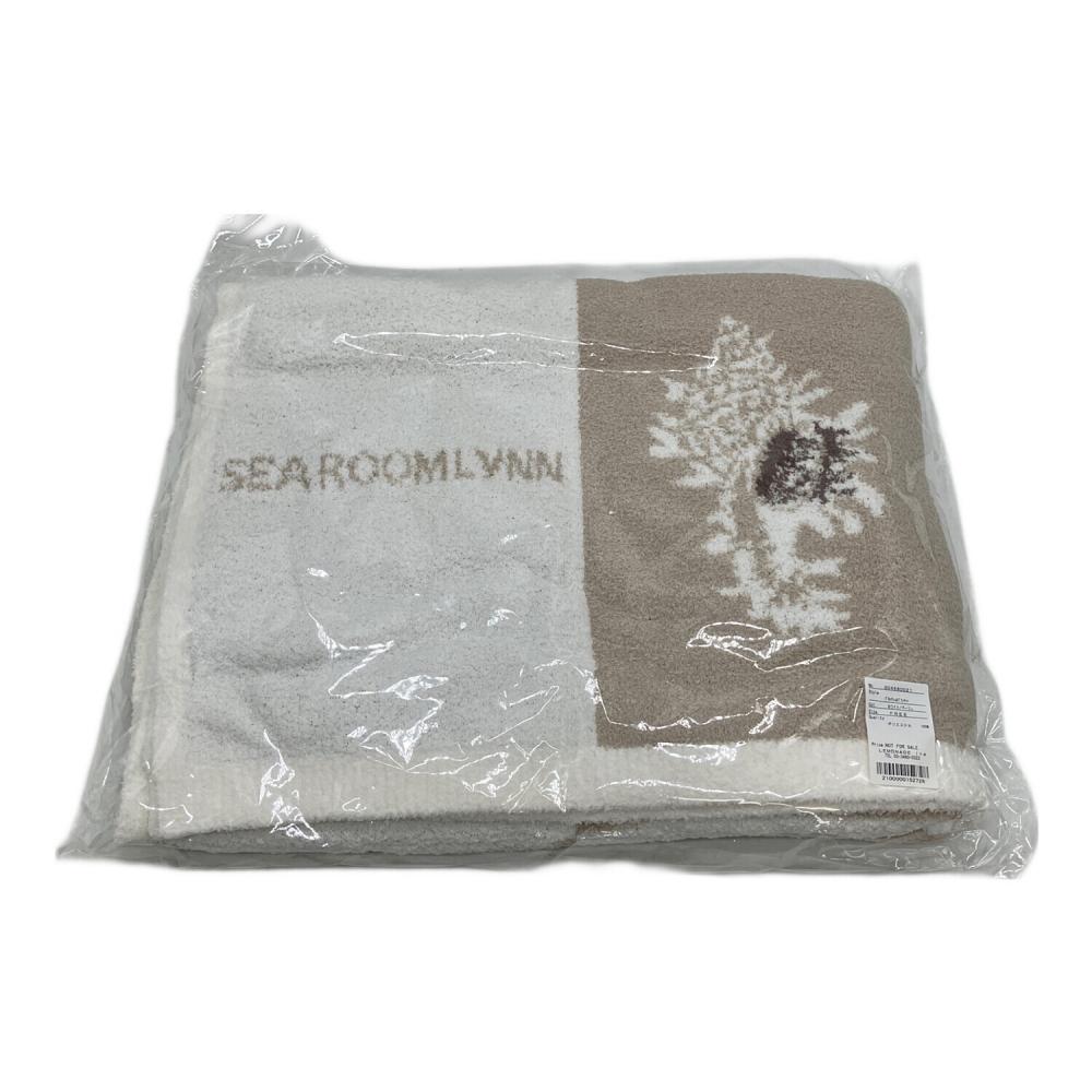【非売品】Searoomlynn ノベルティ ブランケット Sea Room lynn (シールームリン) ブロックシェルブランケット ベージュ