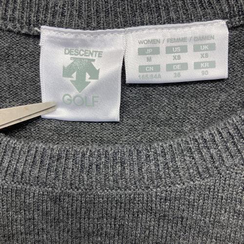 DESCENTE GOLF (デサントゴルフ) ゴルフウェア(トップス) DGWWJL06 レディース SIZE M グレー