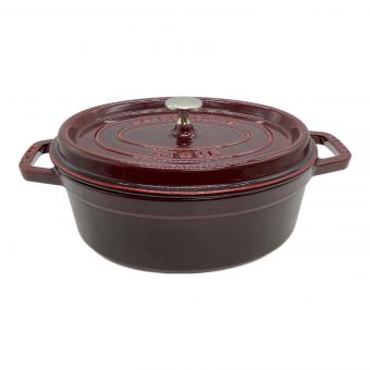 Staub (ストウブ) ピコ・ココット・オーバル SIZE 27cm レッド