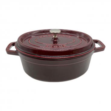 Staub (ストウブ) 両手鍋 LA COCOTTE 43 SIZE 22cm ブラック