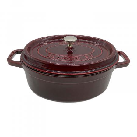Staub (ストウブ) ピコ・ココット・オーバル SIZE 27cm レッド