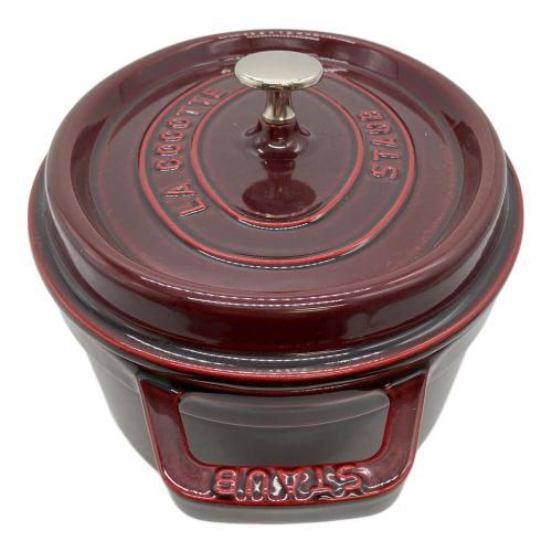 Staub (ストウブ) ピコ・ココット・オーバル SIZE 27cm レッド