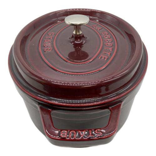 Staub (ストウブ) ピコ・ココット・オーバル SIZE 27cm レッド