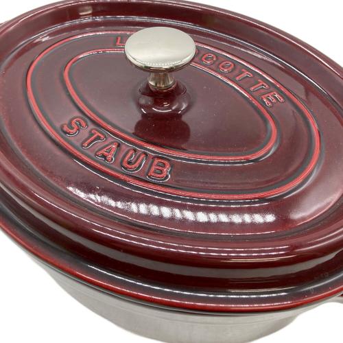 Staub (ストウブ) ピコ・ココット・オーバル SIZE 27cm レッド