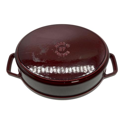 Staub (ストウブ) ピコ・ココット・オーバル SIZE 27cm レッド
