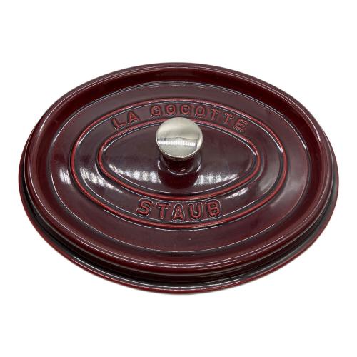 Staub (ストウブ) ピコ・ココット・オーバル SIZE 27cm レッド