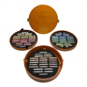 talens パステル 50色 木箱入 欠けあり品有 REMBRANDT