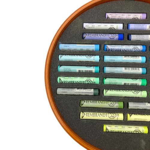 talens パステル 50色 木箱入 欠けあり品有 REMBRANDT