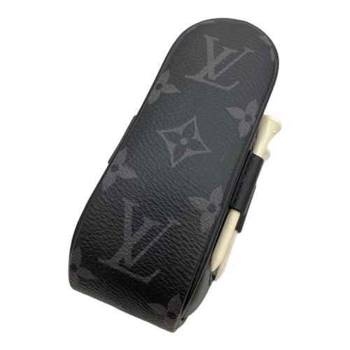 LOUIS VUITTON (ルイ ヴィトン) ゴルフボールポーチ GI0344 NFC反応有 ブラック