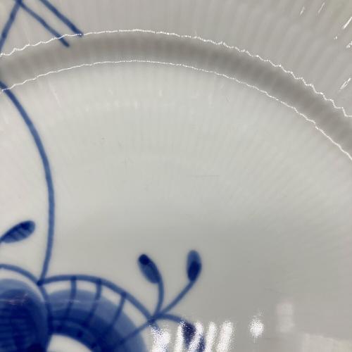 ROYAL COPENHAGEN (ロイヤル・コペンハーゲン) プレート 22cm 表面キズ有 ブルーフルーテッド・メガ