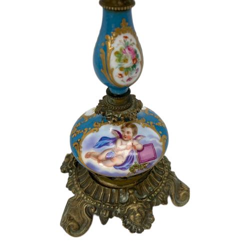 キャンドルホルダー 緑錆有 本体のみ