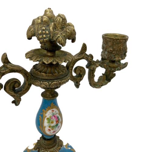 キャンドルホルダー 緑錆有 本体のみ