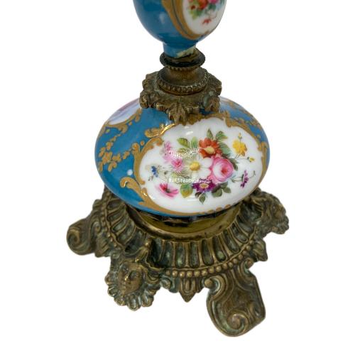 キャンドルホルダー 緑錆有 本体のみ