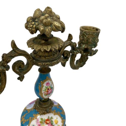 キャンドルホルダー 緑錆有 本体のみ