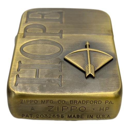 ZIPPO（ジッポ）ZIPPO HOPE 2007年製 HP刻印 ゴールド