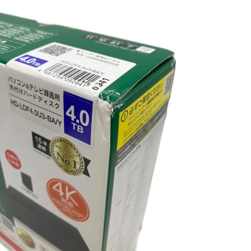 BUFFALO (バッファロー) 外付ケハードディスク HD-LDF4.0U3-BA 4TB