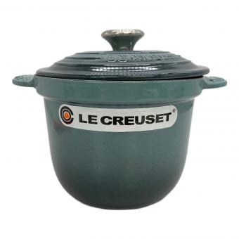 LE CREUSET (ルクルーゼ) ココット・エブリィ18 インナーリッド付 オーシャン