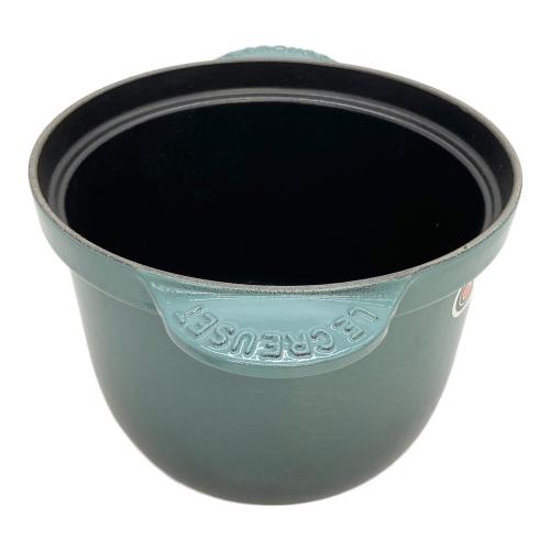 LE CREUSET (ルクルーゼ) ココット・エブリィ18 インナーリッド付 オーシャン