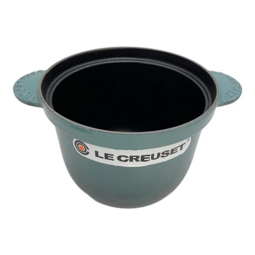LE CREUSET (ルクルーゼ) ココット・エブリィ18 インナーリッド付 オーシャン