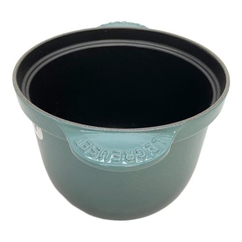 LE CREUSET (ルクルーゼ) ココット・エブリィ18 インナーリッド付 オーシャン