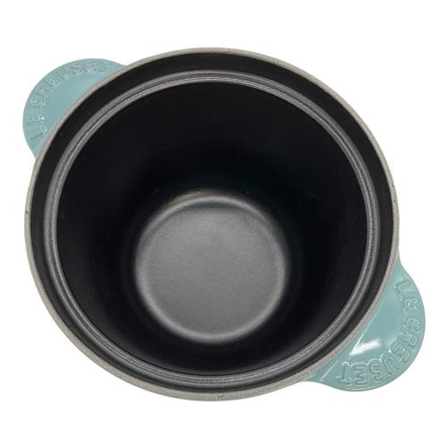 LE CREUSET (ルクルーゼ) ココット・エブリィ18 インナーリッド付 オーシャン