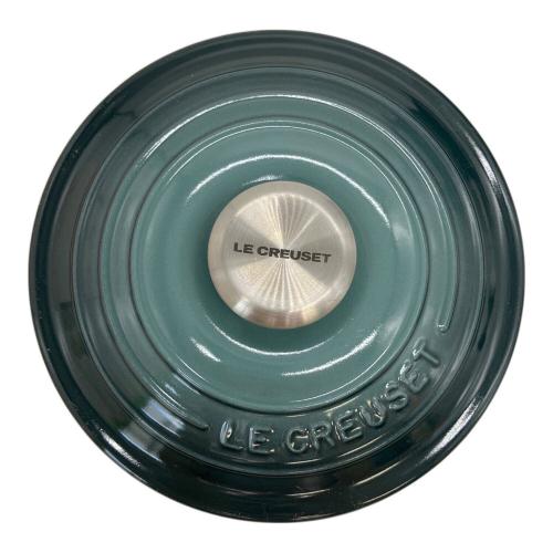 LE CREUSET (ルクルーゼ) ココット・エブリィ18 インナーリッド付 オーシャン