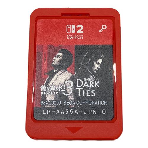 SEGA セガ 龍が如く 極3 / 龍が如く3外伝 Dark Ties Nintendo Switch2用ソフト CERO D (17歳以上対象)
